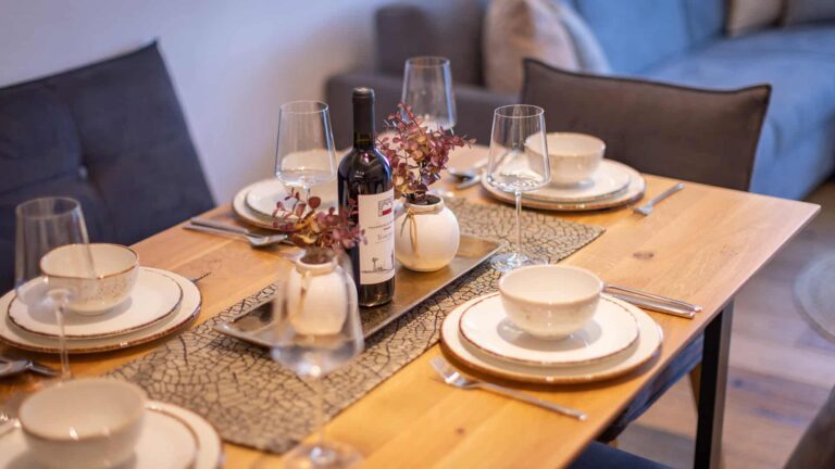 FESH LIVING Esstisch Stühle Tisch Abendessen
