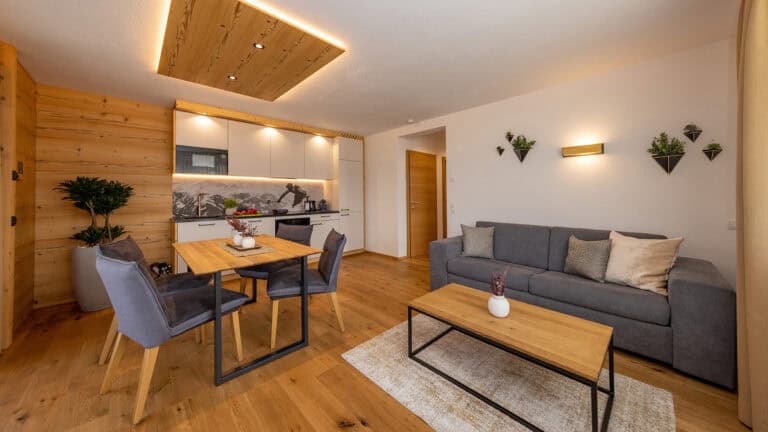 FESH LIVING Wohnzimmer Küche Esstisch Stühle