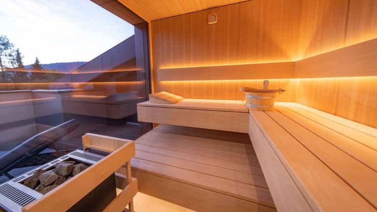 Penthouse private Sauna mit Ausblick
