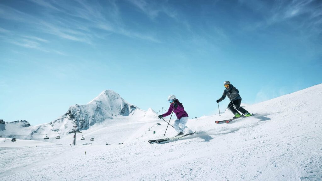 Skiing on the Kitzsteinhorn 3000